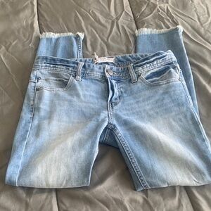 Sky Blue Cropped Women's Free people Jeans